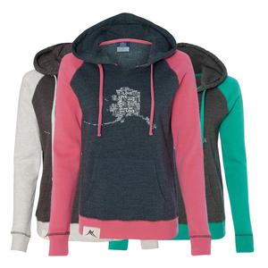 Alaska Love Women's Raglan Hoodie